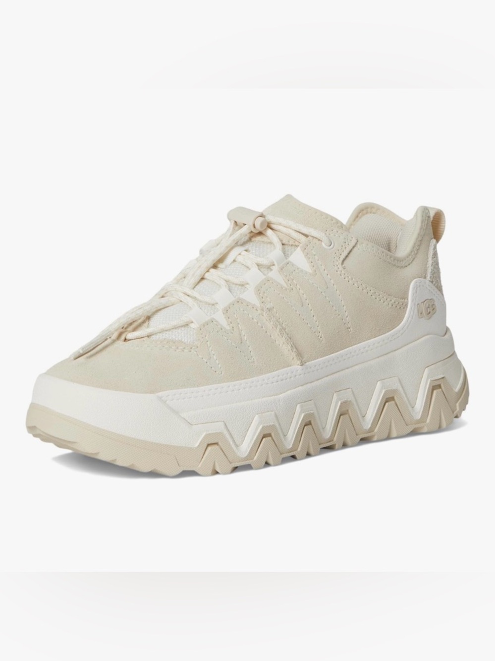 UGG Cream Zig-Zag Platform Sneaker